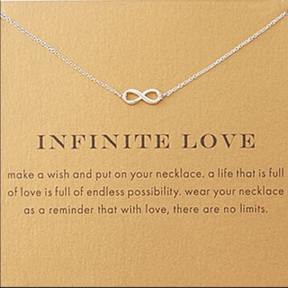Silver Infinity Necklace - Picture 3 of 4